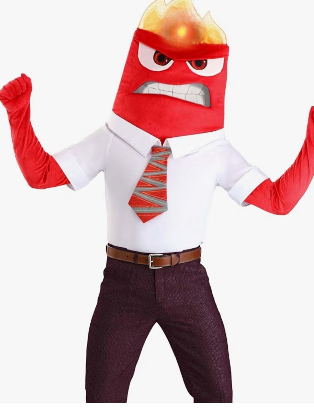 Disney & Pixar's Inside Out Anger Costume Size Medium 7/8